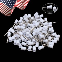 100pc Dental Latch Prophy Polishing Cup Cups For Contra Angle Handpiece Firm
