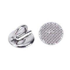 10pc/Pack Orthodontic Dental Direct Bond Eyelet Round Mesh Base Lingual Buttons