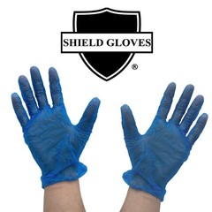 Blue Latex Free, Powder free, Vinyl Disposable Gloves – 5 MIL, Small, 2000 Pcs