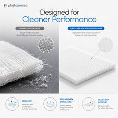 200 Non Sterile Gauze Pads 4 Inch x 4 Inch, Non Woven for Medical Dental 4×4