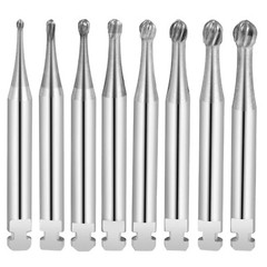 Dental Round Tungsten Carbide Bur for Slow Speed Latch Type RA 1# -RA 8# 6PCS