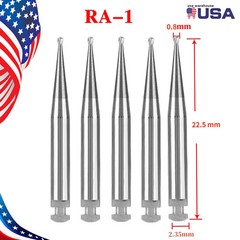 Dental Round Latch Carbide Bur RA 1 2 3 4 5 6 7 8 Midwest For Slow Low Speed ty