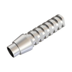 1pcs Temporary Straight Titanium Abutment With Screw Conical Connection RP