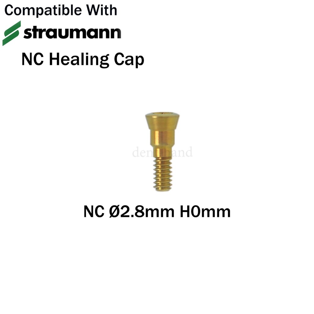 NC Dental Closure Screw NC Healing Cap Abutment Height 0/0.5mm Fit Straumann ITI