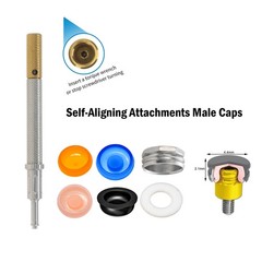 US Ship Locator Abutment Male Caps Inserts Compatible Hiossen Nobel Zimmer TSV
