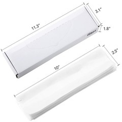 Dental 3 Way Air Water Syringe Handpiece HVE/SE Sleeves Cover 2.5”X10” Clear