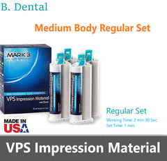 Dental MONOPHASE REGULAR SET VPS PVS Impression Material Set 50ML Cartridges