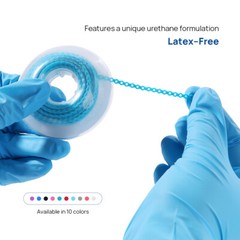 AZDENT Dental Orthodontic Colored Elastic Power Chains Continuous Short & Long