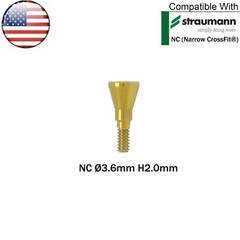 US Dental Mini Healing Abutment NC Ø3.6/4.8mm Closure Caps fit Straumann ITI BLT