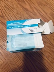 2000 Self-Sealing Sterilization Pouch Bag, 2.25″ x 5”. Paper/Blue Film