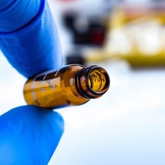 2mL Amber/Clear Autosampler Vials 9-425 Pre-slit Screw Caps Blue PTFE LAB