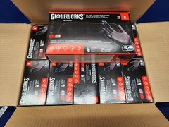 Ammex GPNB42100 S GlovePlus Black Nitrile Gloves 1000 (case of 10 packs)