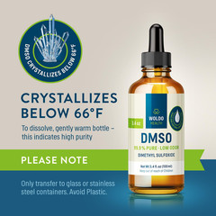 DMSO 99.9% Pharmaceutical Grade Liquid – 3.38 Fl. Oz Pure Dimethyl Sulfoxide Dro