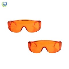 2 X Dental Whitening LED 400 UV Light Curing Protective Safety Glasses Goggles
