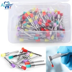 100pcs Dental Nylon Materials Closure Flat Polishing Prophylaxis Brushes AZDENT