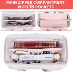 Bible Bag for Women with Shoulder Strap,Bible Carrying Case,Church Bag with M…