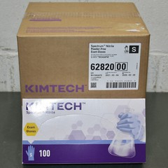 (1000) Kimtech Spectrum Exam Gloves 62820, Size 7 / Small, Blue Nitrile, 6 mil