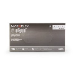 MICROFLEX MidKnight Nitrile Exam Glove Standard Cuff Length X-LARGE 100 per Box