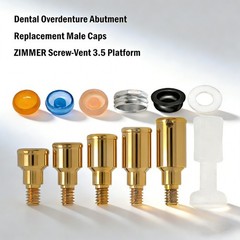 Dental 3.5/4.5mm Locator Attachment For Zimmer Screw-Vent system Abutment