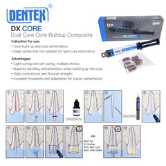 1 PC DX.CORE Dental Dentex Dual Cure Composite Resin Core Build Up A3