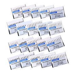 AZDENT Dental Super Coarse FG Diamond Burs fit for High Speed Handpiece