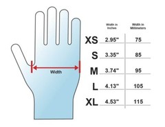 100 Medium Black Latex Gloves Powder Free Textured Grip 6 Mil Thickness
