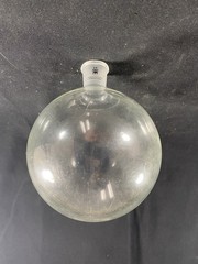 ADAMS & CHITTENDEN 1000mL Short Single Neck Round Bottom Boiling Flask 24/40