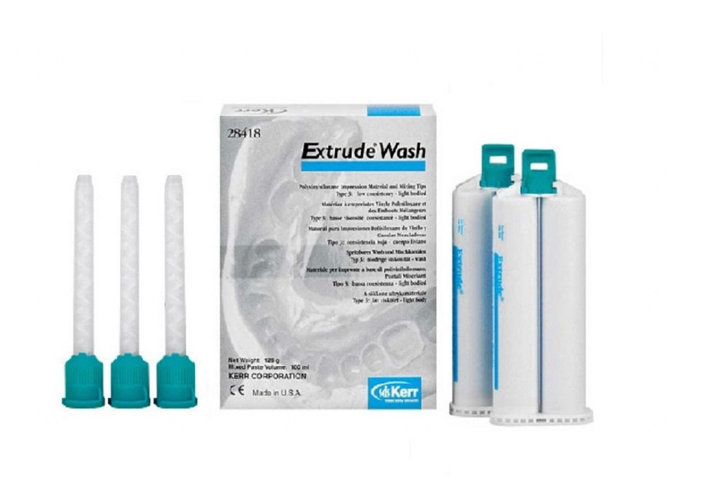 Kerr Extrude Wash Type 3 Light Body PVS 1 New pack +2 Extra Cartridges