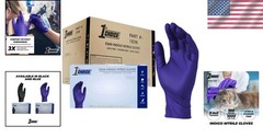 Indigo Nitrile Gloves XL 1000 Count Disposable Powder Free Cleaning Supplies