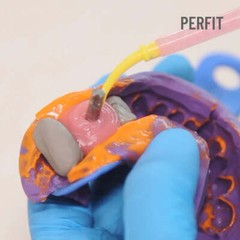 Dental Lab Automix Flexible A-Silicone for Restoration Gingival Mask Duplication