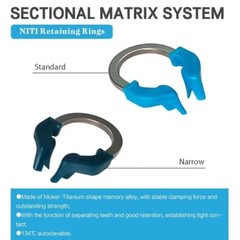 Dental Matrix Band Ring NITI Sectional Matrice Clamp Ring Fit Palodent V3 System