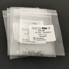 80Pcs Dental Orthodontic No-Con Buccal Tubes 1st/2nd Roth 0.022″ Molar Bondable