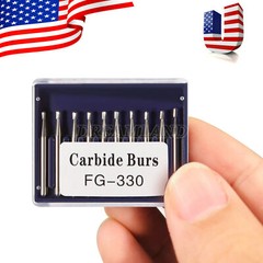 FG # 330 Dental Carbide 19mm Burs (10pcs Pack)
