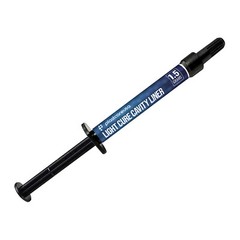 2 Dental Light Curve Cavity Liner Syringes 1.5g with 10 Applicator Tips ( USA )