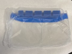 (18) FISHERBRAND Disposable Face Shields 7.5” Length Class 2 19-181-800C