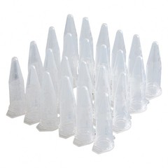 25x Small Plastic Vials Tubes Sealed Centrifuge Snap Cap Clear 1.5mL Liquid Tiny