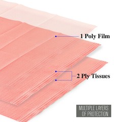 3-ply 500pcs 13″x18″ Dental Disposable Bibs for Medical Tattoo Nail Paper Towel