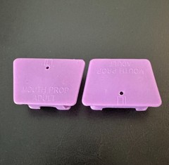 Silicone Mouth Props Bite Blocks (2) Adult Large Purple Dental Tattoo Piercing