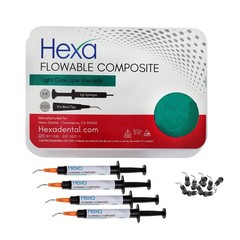 Hygedent HF-3003 Hexa Flowable Composite Syringes A3 4/Pk 2 Gm