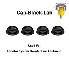 Dental Overdenture Locator Implant Abutment Retention Caps Male Cap Inserts Set