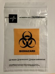 100-Pack 6″ x 9″ Biohazard Specimen Bags With Extra Pocket