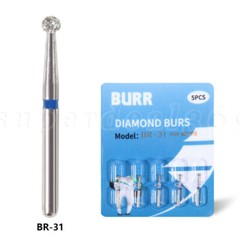 42type Dental DIAMOND BURS FG Burs 1.6mm for High Speed Handpiece 5pcs/pack fg