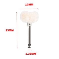 5Pc Cotton Dental Polishing Brush Wheels RA2.35mm Contra Angle RA Latch Type NEW