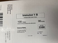 400x Pack Lot Immulon 1B Immuno Flat Bottom Microtiter Plates 3350 96 Wells