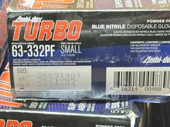 1200x Ambi-dex Industrial Disposable Nitrile Glove Powder Free 5Mil Textured S