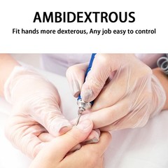 Disposable Vinyl Gloves Latex-Free Powder-Free Food Safe Clear Plastic