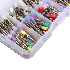 200pcs Dental Prophy Teeth Polishing Brushes Rubber Flat Latch Type Mixed DL
