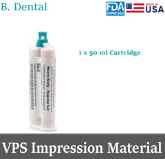 Dental MONOPHASE REGULAR SET VPS PVS Impression Material Set 50ML Cartridges