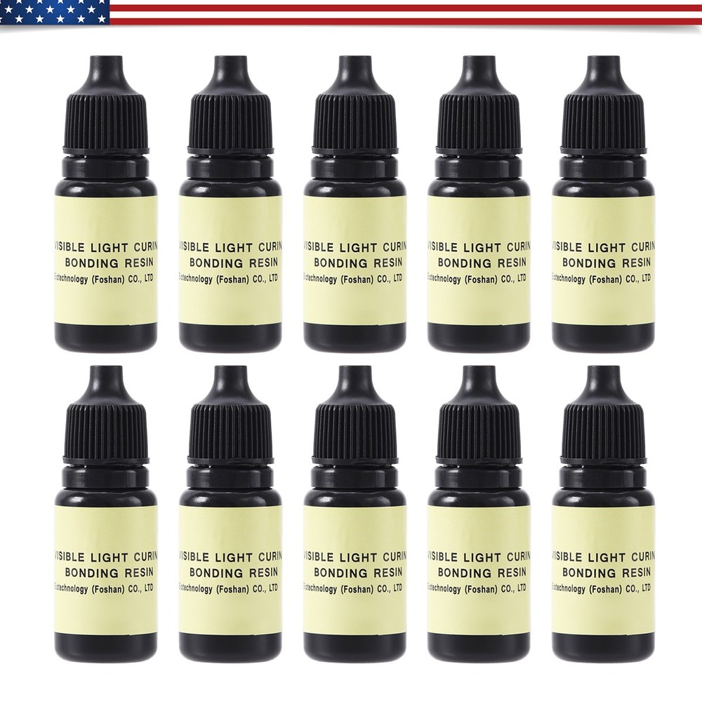 10*Dental Visible Light Cure One Step Dentin Enamel Resin Bonding Adhesive Agent