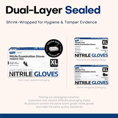 Disposable Nitrile Gloves, Chemical Resistant, Powder-Free, Latex-Free, Food …